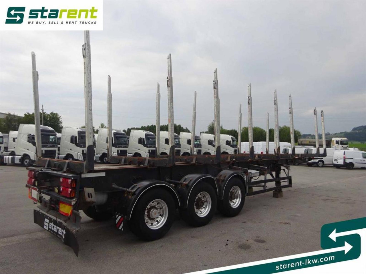 Hangler Holzrungen Auflieger Exte Rungen Lift-A Lenkachse - Semi-reboque florestal: foto 5 Hangler Holzrungen Auflieger Exte Rungen Lift-A Lenkachse - Semi-reboque florestal: foto 5