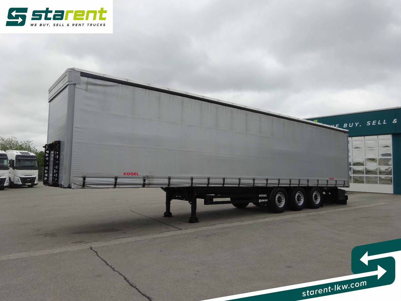 Kögel Tautliner, Liftachse, Hubdach, XL Zertifikat - Semi-reboque de lona: foto 1 Kögel Tautliner, Liftachse, Hubdach, XL Zertifikat - Semi-reboque de lona: foto 1