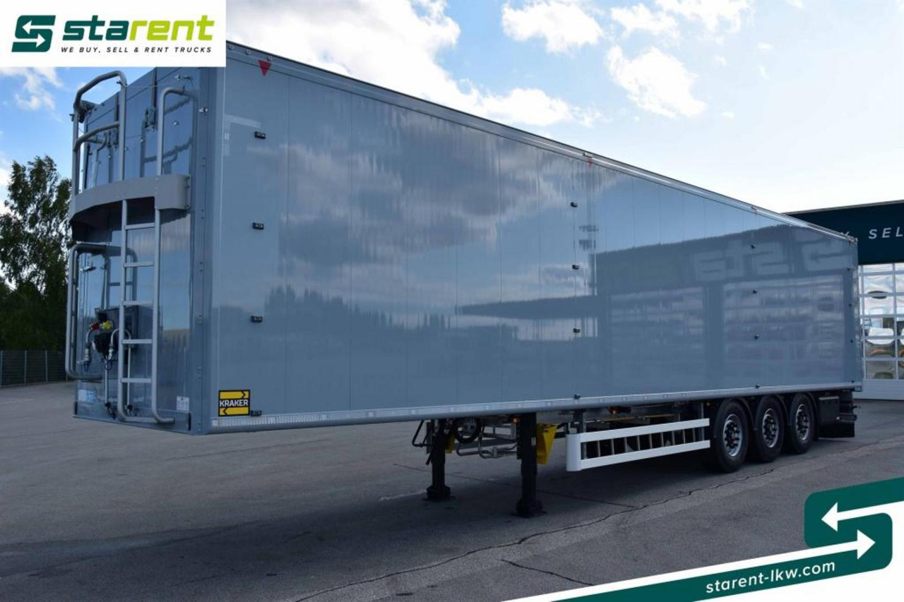 Kraker 10 mm 92m³ BPW-Achsen Funk. Verzinkt Liftachse - Semireboque piso móvel: foto 1 Kraker 10 mm 92m³ BPW-Achsen Funk. Verzinkt Liftachse - Semireboque piso móvel: foto 1