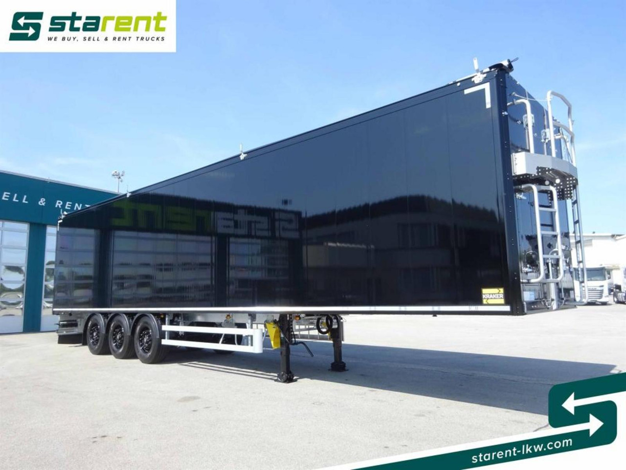 Kraker 8mm 92m³ BPW-Achsen Funk. Verzinkt Liftachse - Semireboque piso móvel: foto 3 Kraker 8mm 92m³ BPW-Achsen Funk. Verzinkt Liftachse - Semireboque piso móvel: foto 3