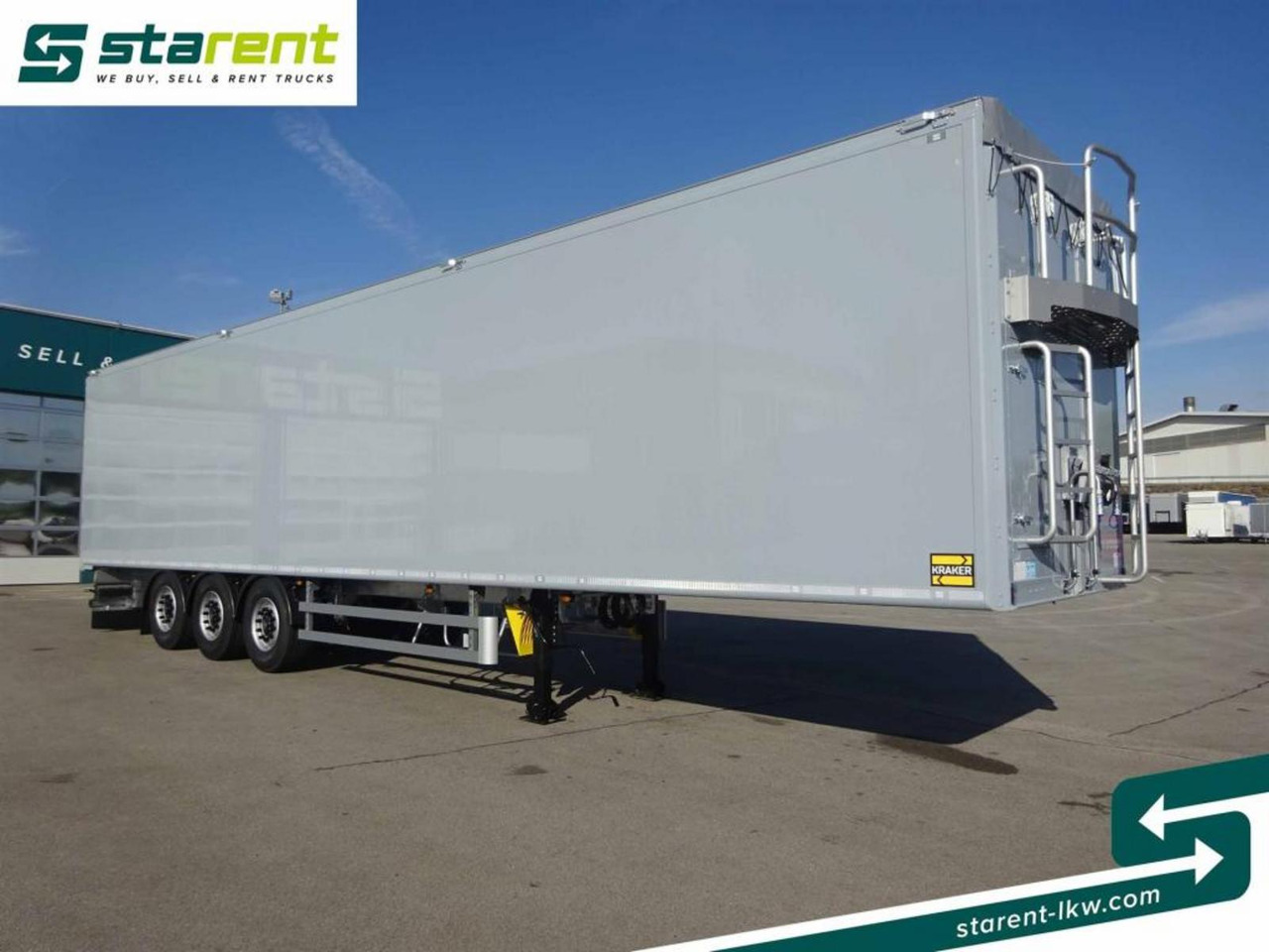 Kraker 8mm 92m³ BPW-Achsen Funk. Verzinkt Liftachse - Semireboque piso móvel: foto 3 Kraker 8mm 92m³ BPW-Achsen Funk. Verzinkt Liftachse - Semireboque piso móvel: foto 3