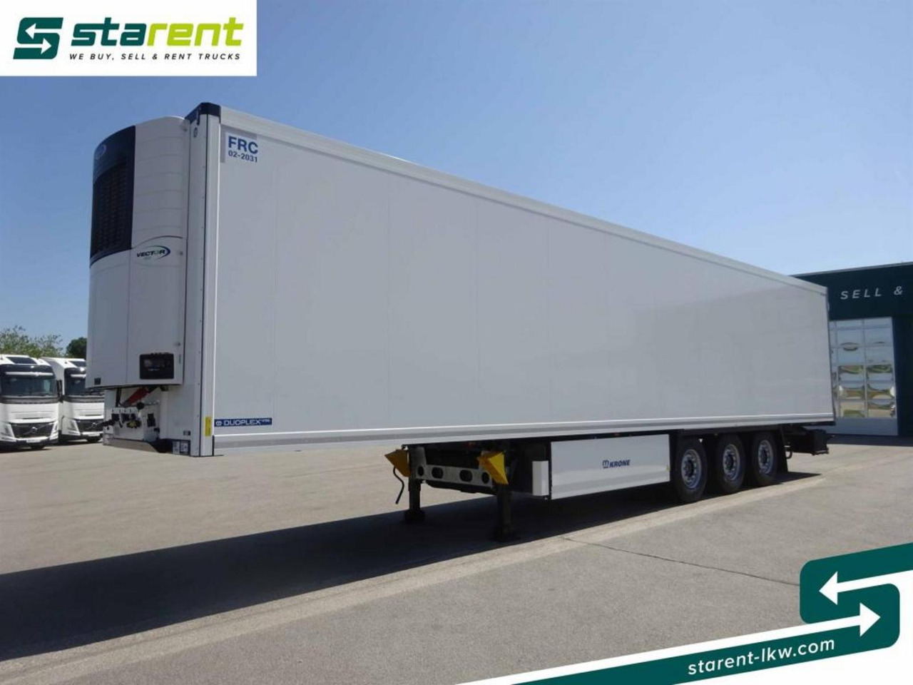 Krone Carrier Vector 1550 Blumenbreit Liftachse - Semireboque frigorífico: foto 1 Krone Carrier Vector 1550 Blumenbreit Liftachse - Semireboque frigorífico: foto 1
