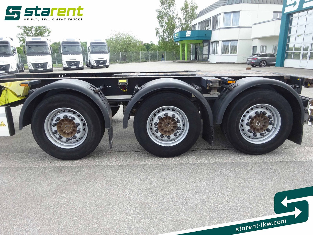 Semireboque transportador de contêineres/ Caixa móvel Krone Containerchassis 1x20/2x20/1x40/1x45, Liftachse: foto 23