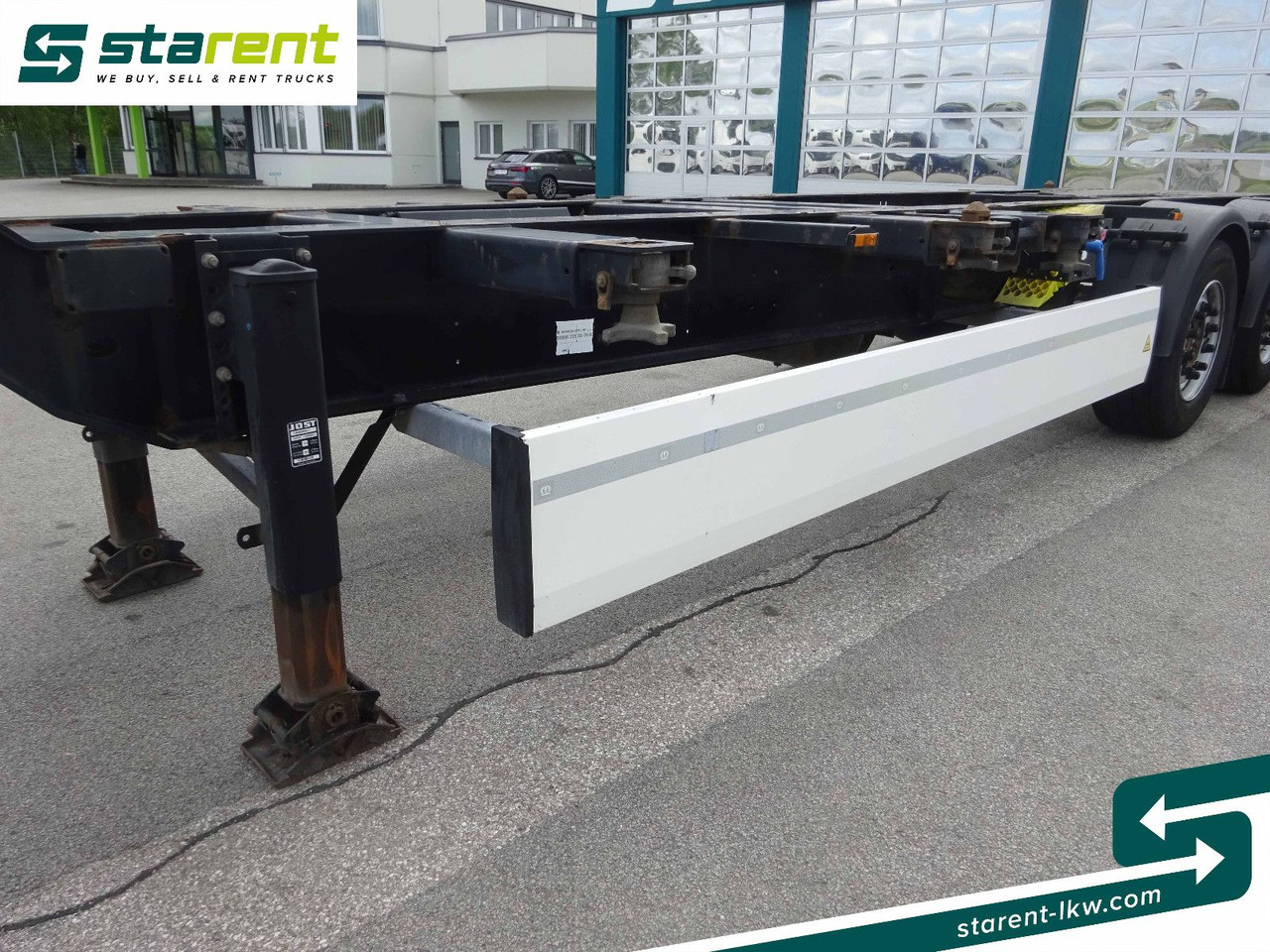 Semireboque transportador de contêineres/ Caixa móvel Krone Containerchassis 1x20/2x20/1x40/1x45, Liftachse: foto 9