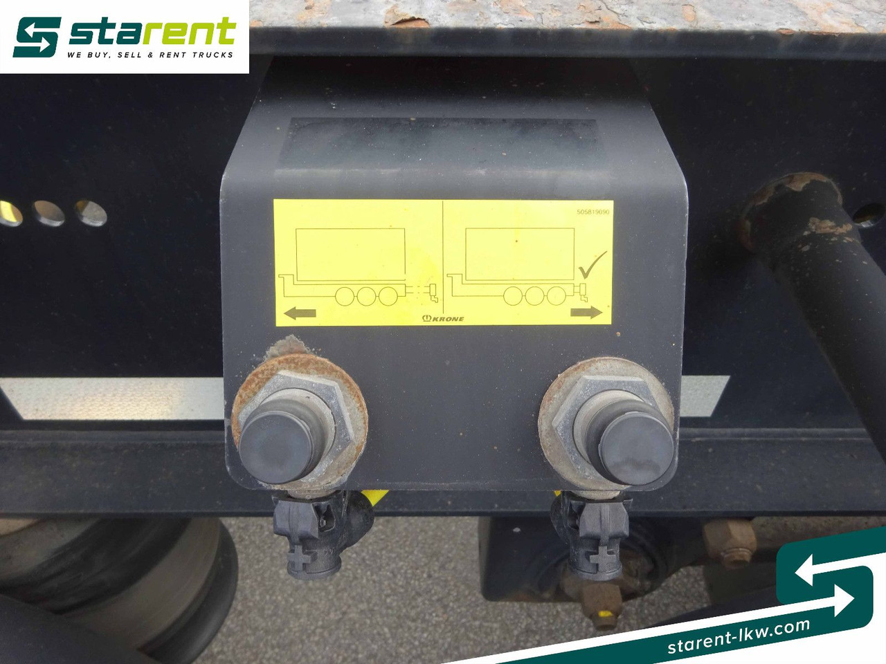 Semireboque transportador de contêineres/ Caixa móvel Krone Containerchassis 1x20/2x20/1x40/1x45, Liftachse: foto 17