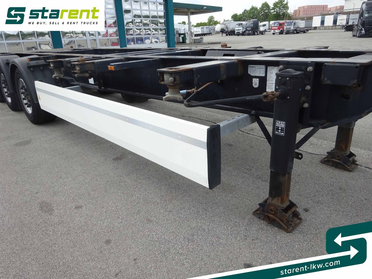 Semireboque transportador de contêineres/ Caixa móvel Krone Containerchassis 1x20/2x20/1x40/1x45, Liftachse: foto 10
