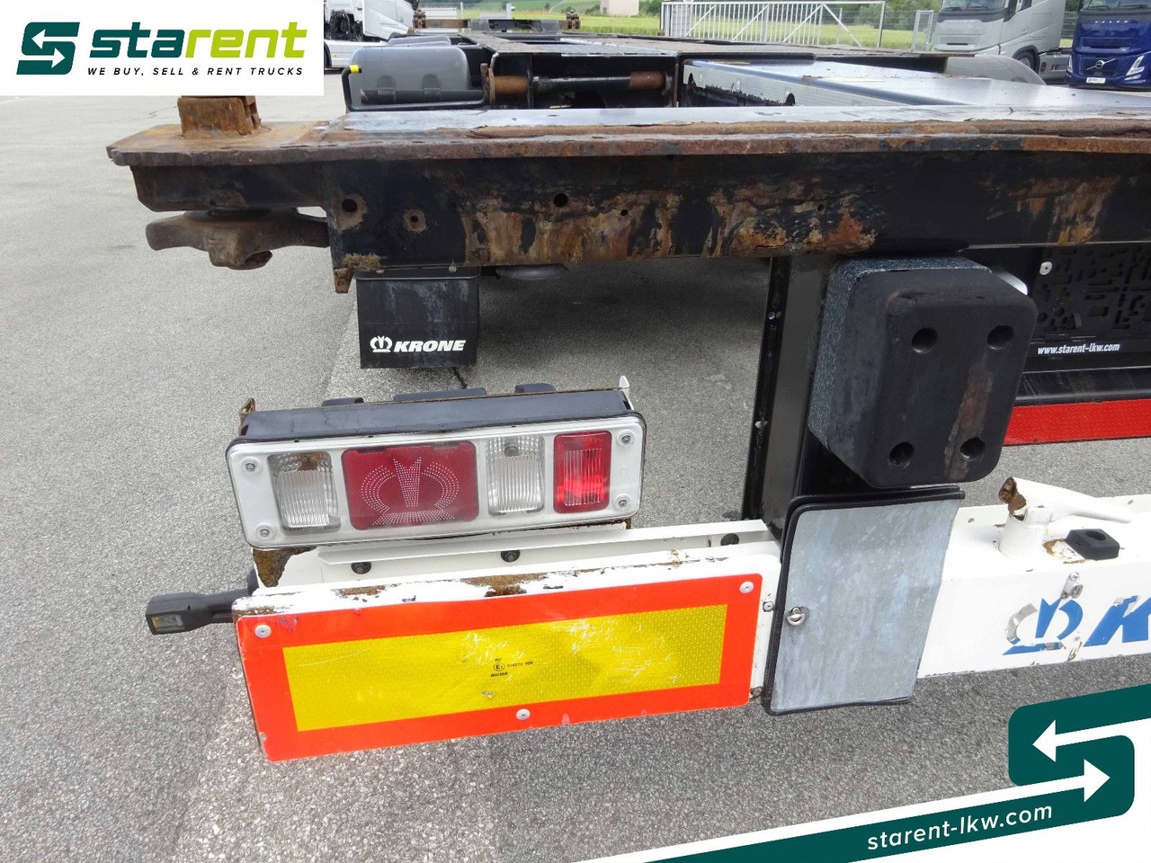 Semireboque transportador de contêineres/ Caixa móvel Krone Containerchassis 1x20/2x20/1x40/1x45, Liftachse: foto 20