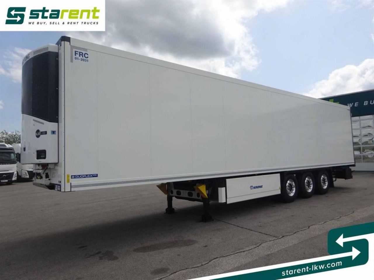 Krone Thermo King SLXi300 Alu Doppel Blumenbreit Lift-A - Semireboque frigorífico: foto 1 Krone Thermo King SLXi300 Alu Doppel Blumenbreit Lift-A - Semireboque frigorífico: foto 1
