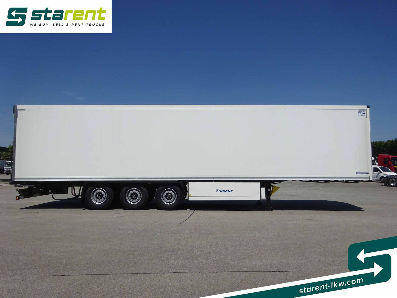 Krone Thermotrailer Carrier Vector 1550, Zurrleisten - Semireboque furgão: foto 4 Krone Thermotrailer Carrier Vector 1550, Zurrleisten - Semireboque furgão: foto 4