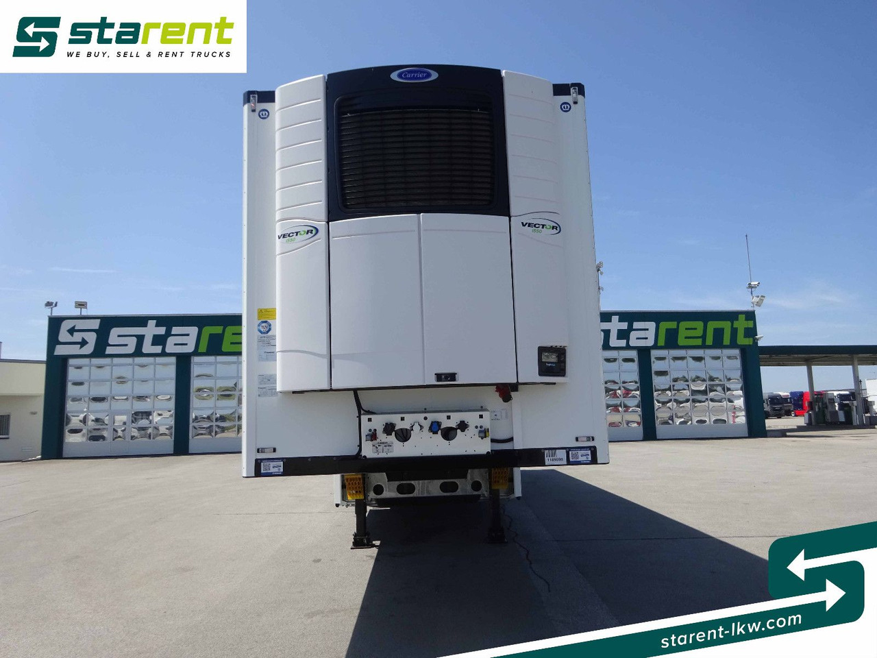 Krone Thermotrailer Carrier Vector 1550, Zurrleisten - Semireboque furgão: foto 2 Krone Thermotrailer Carrier Vector 1550, Zurrleisten - Semireboque furgão: foto 2