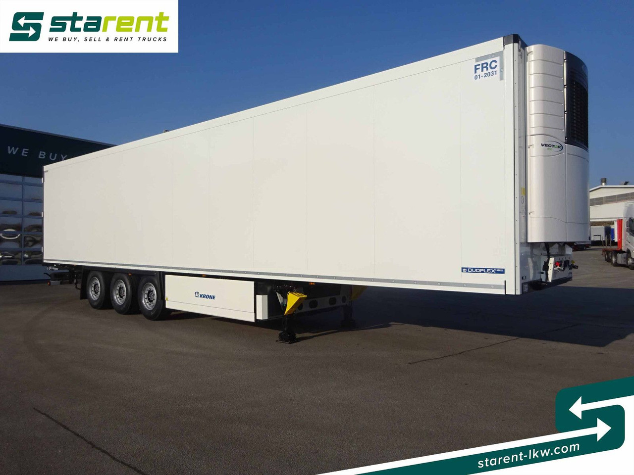 Krone Thermotrailer Carrier Vector 1550, Zurrleisten - Semireboque frigorífico: foto 3 Krone Thermotrailer Carrier Vector 1550, Zurrleisten - Semireboque frigorífico: foto 3