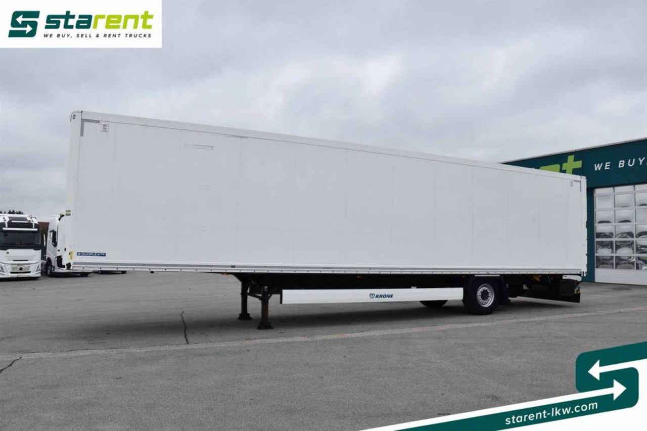 Krone Trockenfrachtkoffer 1-Achs Doppelstock TÜV 04/26 - Semireboque furgão: foto 1 Krone Trockenfrachtkoffer 1-Achs Doppelstock TÜV 04/26 - Semireboque furgão: foto 1