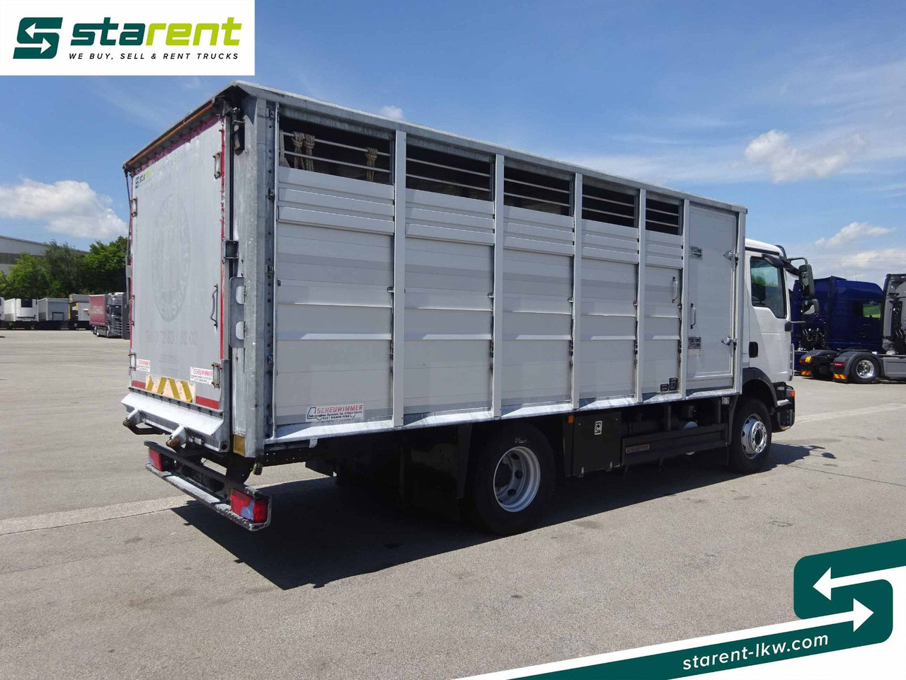 MAN TGM 15.290 Viehtransporter, Scheuwimmer Aufbau - Caminhão para transporte de cavalos: foto 5 MAN TGM 15.290 Viehtransporter, Scheuwimmer Aufbau - Caminhão para transporte de cavalos: foto 5