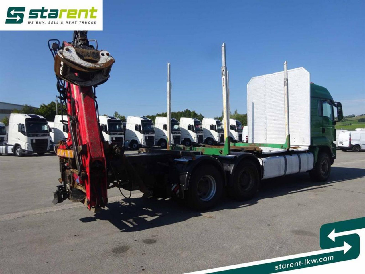 MAN TGS 26.480 6x6 Holzaufbau mit Kran, Palfinger 120Z - Caminhão florestal: foto 5 MAN TGS 26.480 6x6 Holzaufbau mit Kran, Palfinger 120Z - Caminhão florestal: foto 5