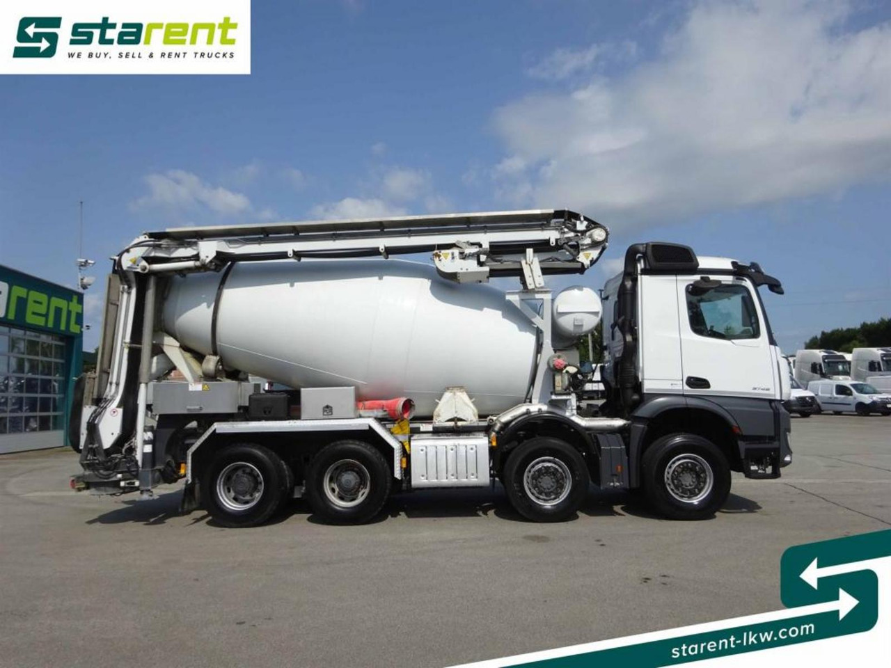 Mercedes Benz Arocs 3748 8x4 Liebherr Betonmischer + Förderband - Caminhão betoneira: foto 4 Mercedes Benz Arocs 3748 8x4 Liebherr Betonmischer + Förderband - Caminhão betoneira: foto 4