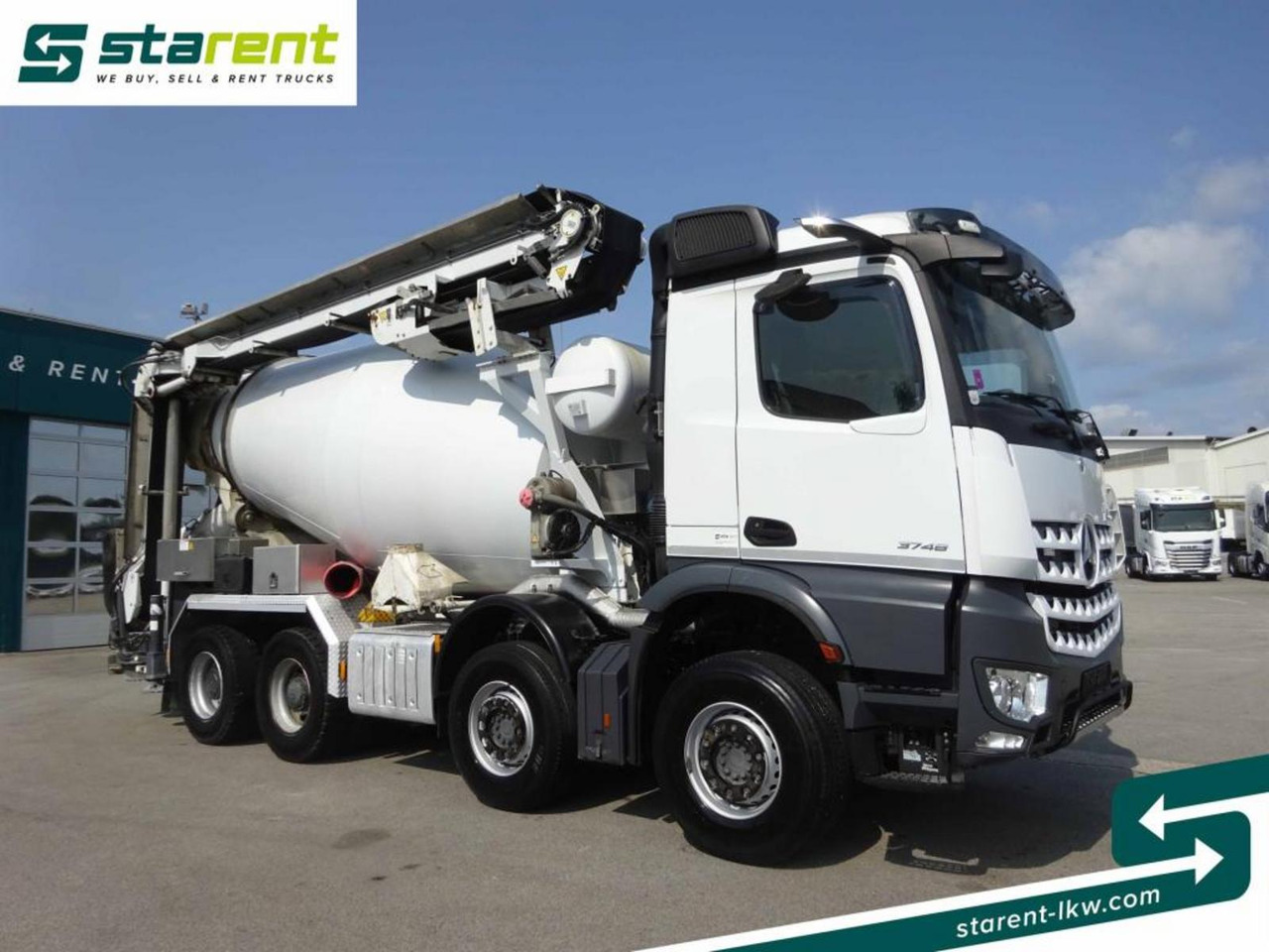 Mercedes Benz Arocs 3748 8x4 Liebherr Betonmischer + Förderband - Caminhão betoneira: foto 3 Mercedes Benz Arocs 3748 8x4 Liebherr Betonmischer + Förderband - Caminhão betoneira: foto 3