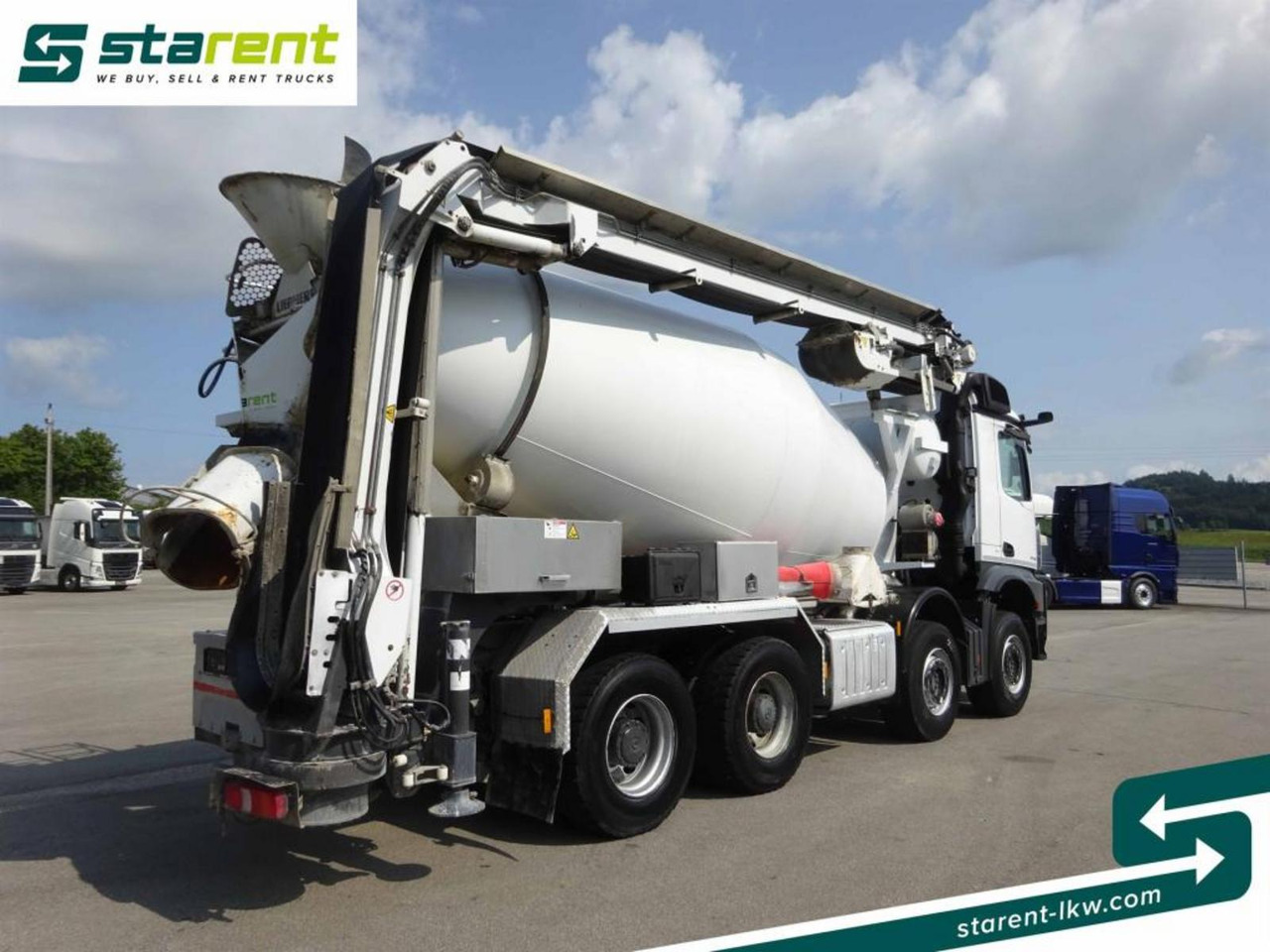 Mercedes Benz Arocs 3748 8x4 Liebherr Betonmischer + Förderband - Caminhão betoneira: foto 5 Mercedes Benz Arocs 3748 8x4 Liebherr Betonmischer + Förderband - Caminhão betoneira: foto 5
