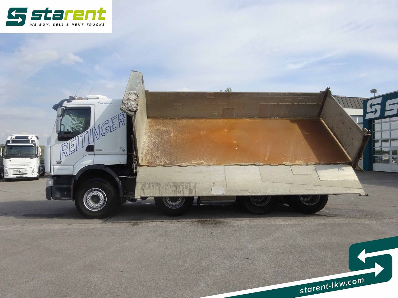 Renault Premium 450 DXi, 8x4, 3 Seitenkipper, Standklima - Caminhão basculante: foto 2 Renault Premium 450 DXi, 8x4, 3 Seitenkipper, Standklima - Caminhão basculante: foto 2