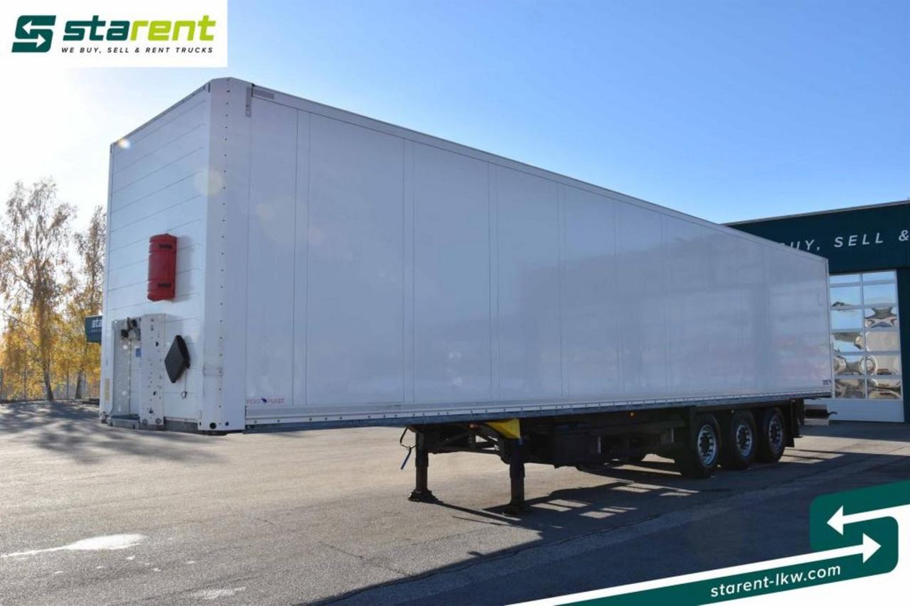 Schmitz Trockenfrachtkoffer Liftachse 3x Zurrleisten - Semireboque furgão: foto 1 Schmitz Trockenfrachtkoffer Liftachse 3x Zurrleisten - Semireboque furgão: foto 1