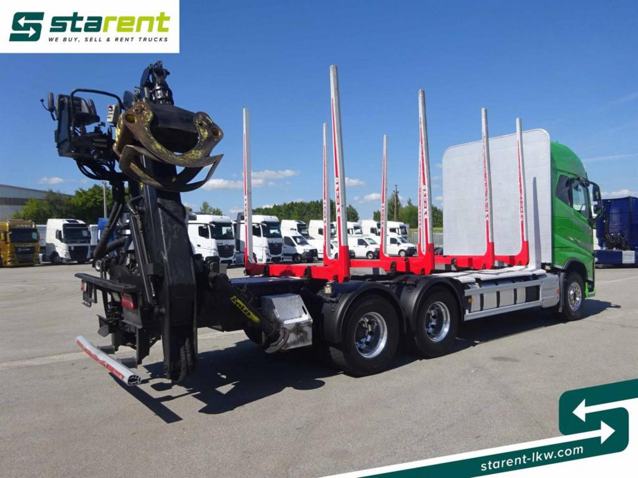 Volvo FH16 750 6x4 Holzaufbau mit Kran (Tajfun LIV120Z) - Caminhão florestal: foto 5 Volvo FH16 750 6x4 Holzaufbau mit Kran (Tajfun LIV120Z) - Caminhão florestal: foto 5