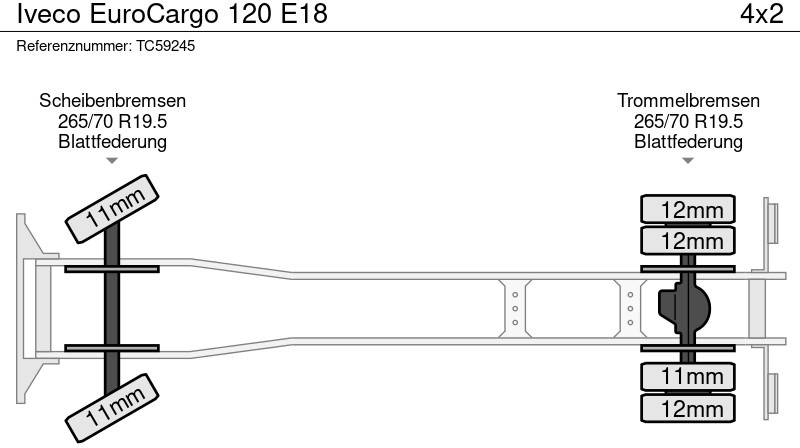 Iveco EuroCargo 120 E18 - Caminhão chassi: foto 4 Iveco EuroCargo 120 E18 - Caminhão chassi: foto 4
