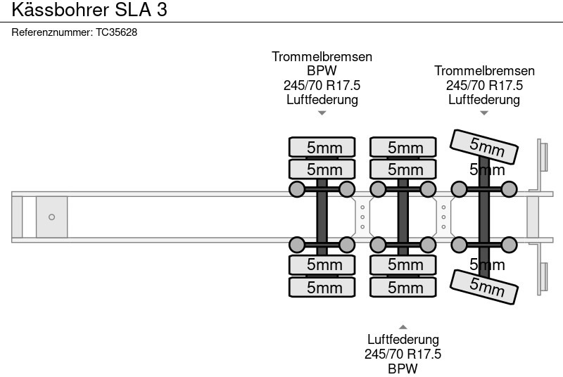 Semireboque baixa Kässbohrer SLA 3: foto 12
