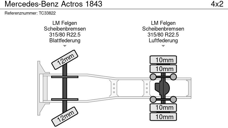 Tractor Mercedes-Benz Actros 1843: foto 14 Tractor Mercedes-Benz Actros 1843: foto 14