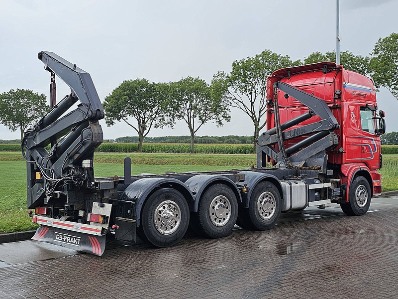 Scania R164.480 SIDE LOADER - Caminhão transportador de contêineres/ Caixa móvel: foto 3 Scania R164.480 SIDE LOADER - Caminhão transportador de contêineres/ Caixa móvel: foto 3