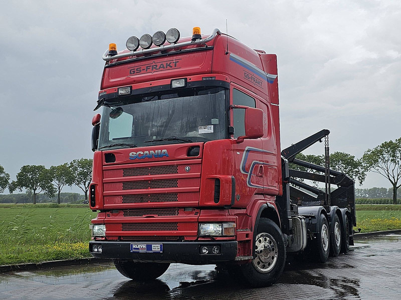 Scania R164.480 SIDE LOADER - Caminhão transportador de contêineres/ Caixa móvel: foto 1 Scania R164.480 SIDE LOADER - Caminhão transportador de contêineres/ Caixa móvel: foto 1