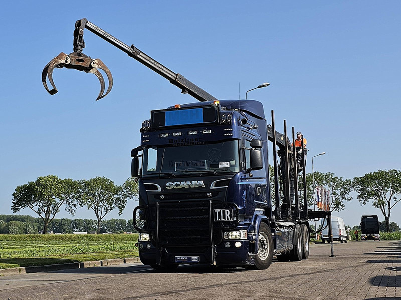 Scania R730 PALFING M120 WOOD - Caminhão florestal, Caminhão grua: foto 1 Scania R730 PALFING M120 WOOD - Caminhão florestal, Caminhão grua: foto 1