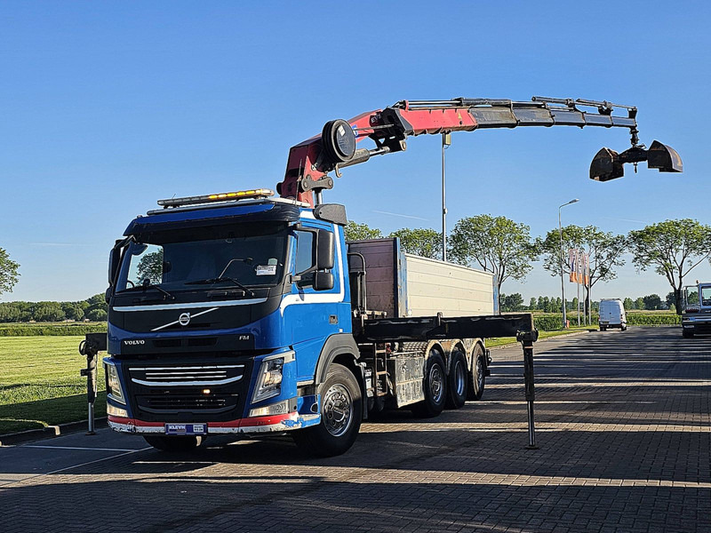 Volvo FM 460 8X2 HMF 3220 K5 - Camião de caixa aberta/ Plataforma, Caminhão grua: foto 2 Volvo FM 460 8X2 HMF 3220 K5 - Camião de caixa aberta/ Plataforma, Caminhão grua: foto 2