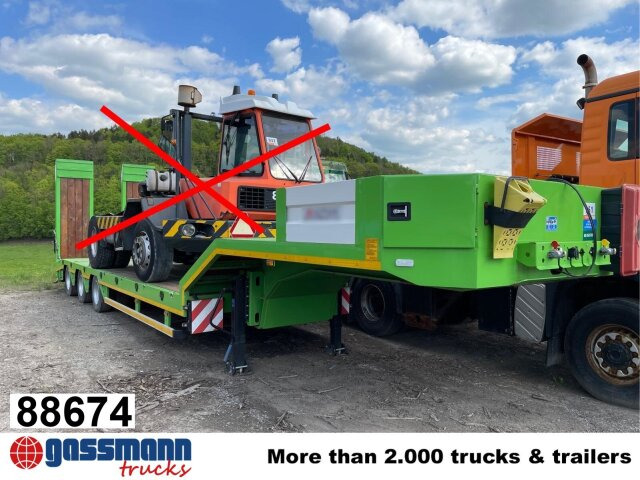 ALPSAN 56t, hydr. Rampen, Verbr. auf 3m - Semireboque baixa: foto 1 ALPSAN 56t, hydr. Rampen, Verbr. auf 3m - Semireboque baixa: foto 1