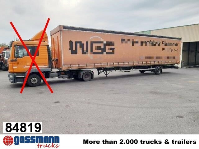 Ackermann PS-F 9/10.6 E SPS, Edscha-Verdeck - Semi-reboque plataforma/ Caixa aberta: foto 1 Ackermann PS-F 9/10.6 E SPS, Edscha-Verdeck - Semi-reboque plataforma/ Caixa aberta: foto 1