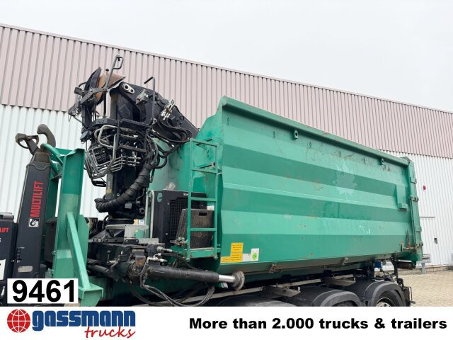 Abrollcontainer mit Kran Jonsered 1300RS83 - Caminhão, Caminhão grua: foto 1 Abrollcontainer mit Kran Jonsered 1300RS83 - Caminhão, Caminhão grua: foto 1