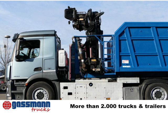 BTE Abrollcontainer mit Kran Mec CL180.80.2Z - Caminhão, Caminhão grua: foto 2 BTE Abrollcontainer mit Kran Mec CL180.80.2Z - Caminhão, Caminhão grua: foto 2