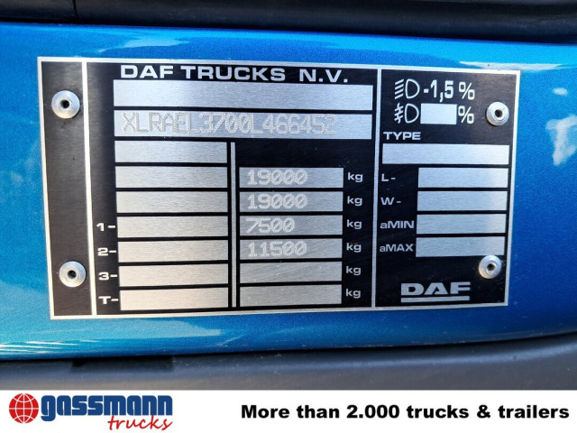 DAF LF 290 FA 4x2, Nebenantrieb, Navi - Caminhão chassi: foto 4 DAF LF 290 FA 4x2, Nebenantrieb, Navi - Caminhão chassi: foto 4