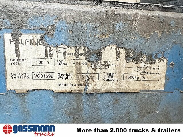 Equipamento de Máquina de construção Palfinger 401-02, Palfinger, Kinshofer: foto 6 Equipamento de Máquina de construção Palfinger 401-02, Palfinger, Kinshofer: foto 6