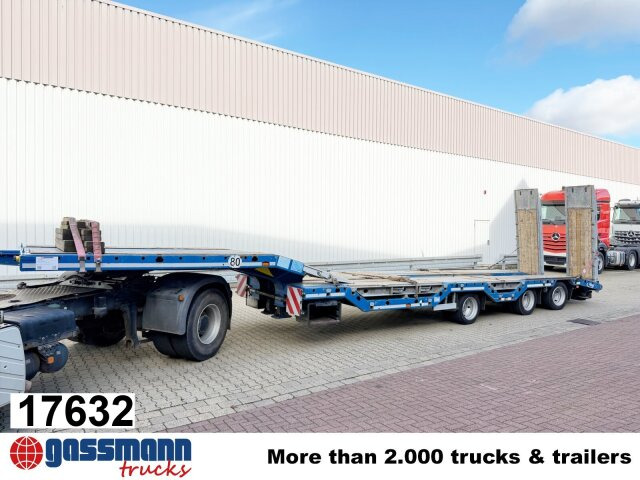 Fliegl SDS 420 T, Nachlauflenkachse, Verbr. auf 3m, - Semireboque baixa: foto 1 Fliegl SDS 420 T, Nachlauflenkachse, Verbr. auf 3m, - Semireboque baixa: foto 1