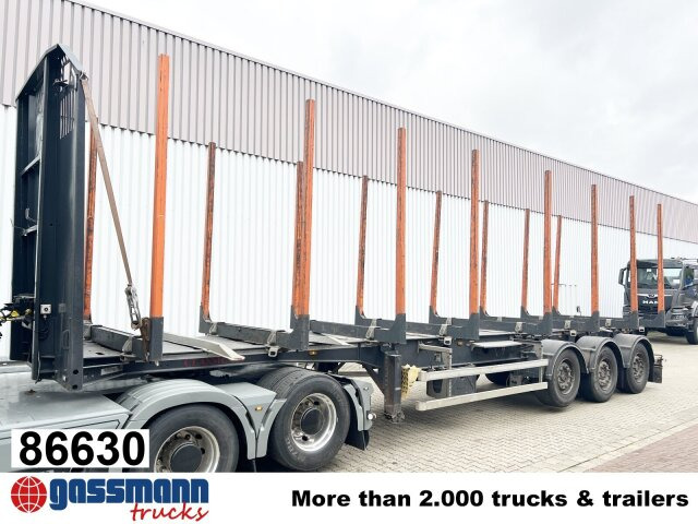 Gsodam 3-Achs Holzauflieger, Liftachse - Semi-reboque florestal: foto 1 Gsodam 3-Achs Holzauflieger, Liftachse - Semi-reboque florestal: foto 1