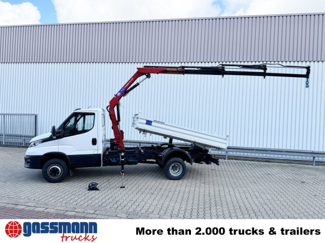 Iveco Daily 70C18H 4x2 mit Kran HMF 340-K3, Funk - Caminhão basculante, Caminhão grua: foto 4 Iveco Daily 70C18H 4x2 mit Kran HMF 340-K3, Funk - Caminhão basculante, Caminhão grua: foto 4