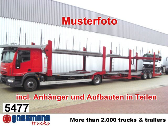 Iveco EuroCargo ML160E32 4x2 mit Teilen für Anhänger - Caminhão transporte de veículos: foto 1 Iveco EuroCargo ML160E32 4x2 mit Teilen für Anhänger - Caminhão transporte de veículos: foto 1