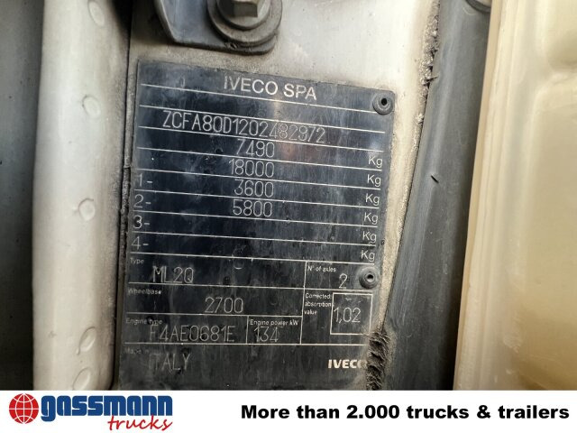 Iveco EuroCargo ML80E18K 4x2 - Caminhão basculante: foto 2 Iveco EuroCargo ML80E18K 4x2 - Caminhão basculante: foto 2