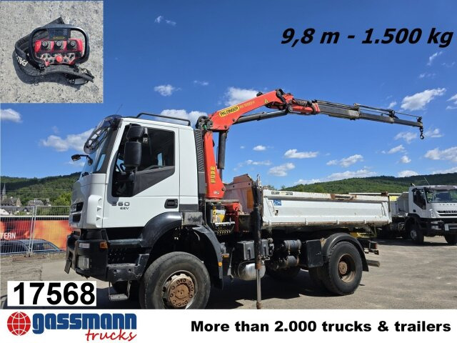 Iveco Trakker AD190T36W/T 4x4 mit Kran Palfinger PK - Caminhão basculante, Caminhão grua: foto 1 Iveco Trakker AD190T36W/T 4x4 mit Kran Palfinger PK - Caminhão basculante, Caminhão grua: foto 1