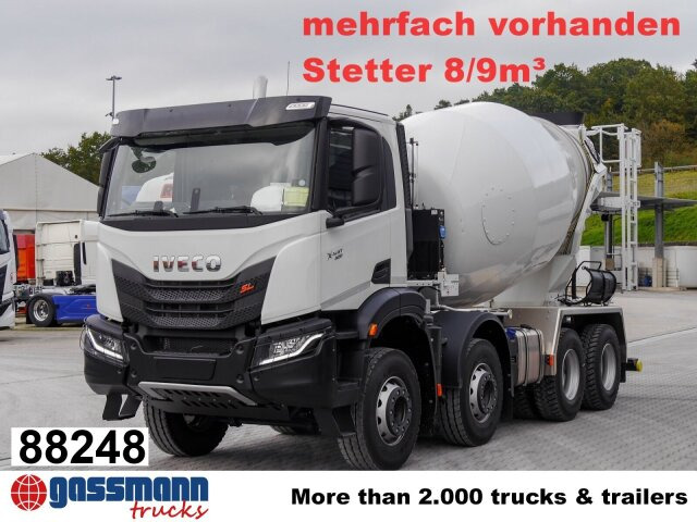 Iveco X-Way AD360X40BZ 8x4, Stetter Betonmischer ca. - Caminhão betoneira: foto 1 Iveco X-Way AD360X40BZ 8x4, Stetter Betonmischer ca. - Caminhão betoneira: foto 1