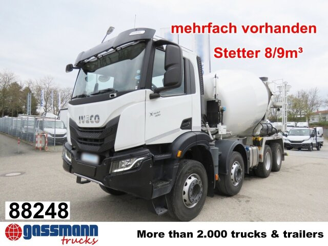 Iveco X-Way AD360X40BZ 8x4, Stetter Betonmischer ca. - Caminhão betoneira: foto 1 Iveco X-Way AD360X40BZ 8x4, Stetter Betonmischer ca. - Caminhão betoneira: foto 1