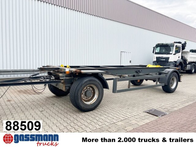 Kögel AWE 18, Ex-Fahrschule - Reboque transportador de contêineres/ Caixa móvel: foto 1 Kögel AWE 18, Ex-Fahrschule - Reboque transportador de contêineres/ Caixa móvel: foto 1