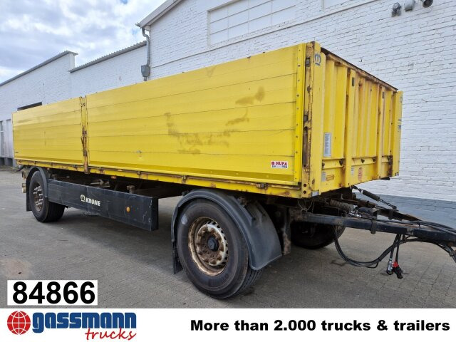 Krone AZP 18 Baustoffanhänger, 5x VORHANDEN! - Reboque plataforma/ Caixa aberta: foto 1 Krone AZP 18 Baustoffanhänger, 5x VORHANDEN! - Reboque plataforma/ Caixa aberta: foto 1