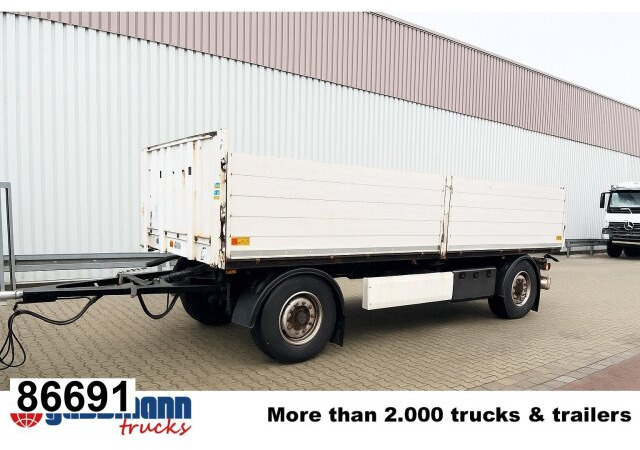 Krone AZP 18 Baustoffanhänger - Reboque plataforma/ Caixa aberta: foto 1 Krone AZP 18 Baustoffanhänger - Reboque plataforma/ Caixa aberta: foto 1