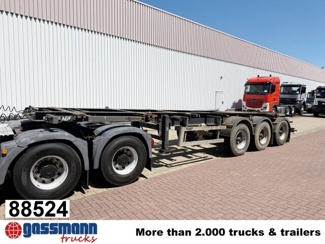 Lag 0-3-39 CD Containerchassis, 20ft und 30ft, ADR - Semireboque transportador de contêineres/ Caixa móvel: foto 1 Lag 0-3-39 CD Containerchassis, 20ft und 30ft, ADR - Semireboque transportador de contêineres/ Caixa móvel: foto 1