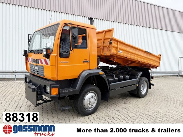 MAN 14.225 LAK 4x4 BB, Winterdienstausstattung - Caminhão basculante: foto 1 MAN 14.225 LAK 4x4 BB, Winterdienstausstattung - Caminhão basculante: foto 1